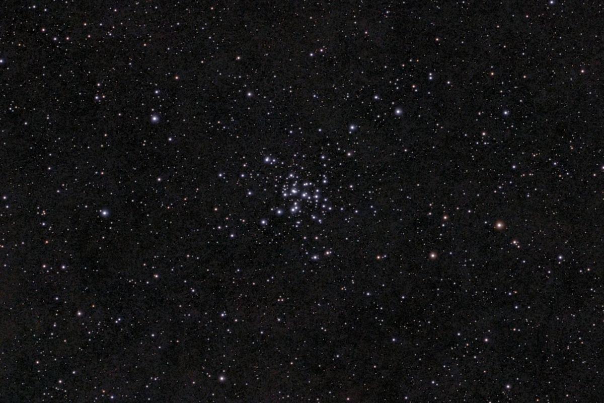 Open cluster M36 · M36, astrophotography from a city balcony with a DWARF Mini smart telescope