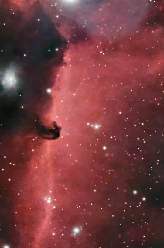 Horsehead Nebula: 3D flyby