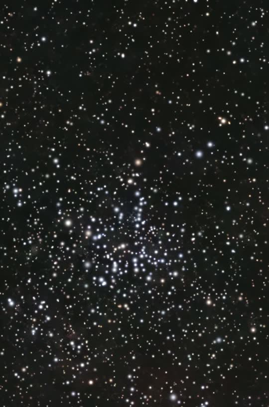 Open cluster M38: 3D flyby